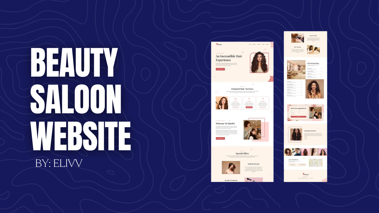 Beauty Saloon website